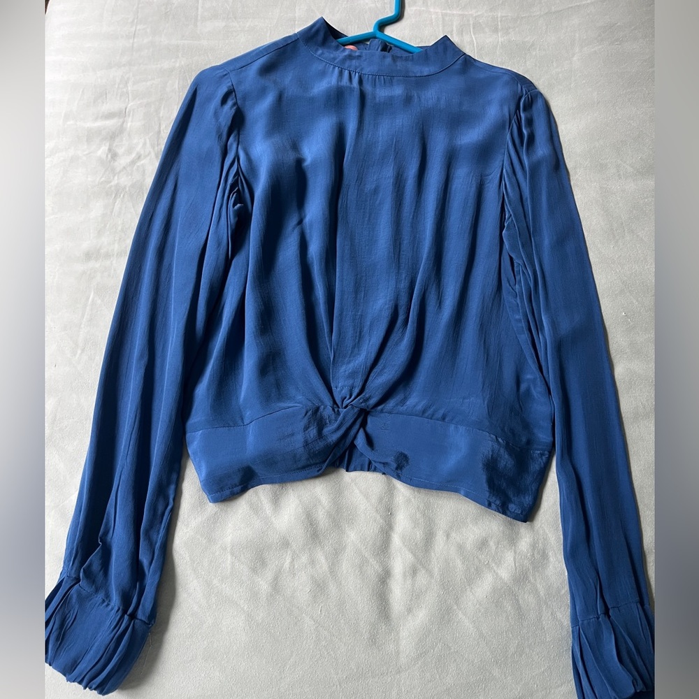 Scotch & Soda Blue Silky Top - XS